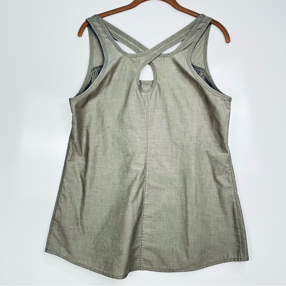 2/$30 The North Face Women's Grey Beige Tank Top - Picture 3 of 6